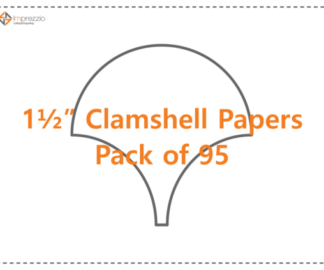 EPP 1 1/2" Clamshells / Pack of 95