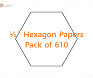 EPP ½" Hexagons / Pack of 610