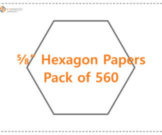 EPP 5/8" Hexagons / Pack of 560