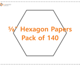 EPP 5/8" Hexagons / Pack of 140
