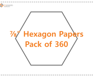 EPP 7/8" Hexagons / Pack of 360